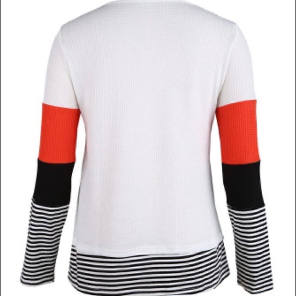 Boutique Color Block Long Sleeve Pullover Various sizes - Picture 5 of 10